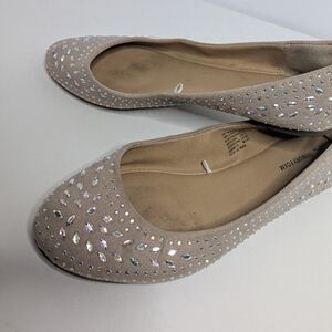 Shoes Flats Size 7 1/2  Sparkle Tan